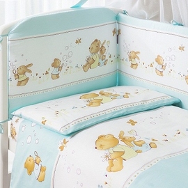 Комплект постельного белья Перина Фея Лето голубое 3 пр. - описание