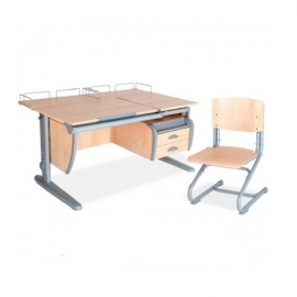 Набор мебели Деми Сут 17-04 (серый клен) в комплекте со стулом - описание