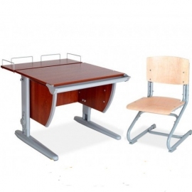 Парты ДЭМИ Сут 14-01 с деревянным стулом - описание
