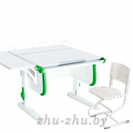 Регулируемая парта +стул Деми Сут 24-02 цвет Green - описание