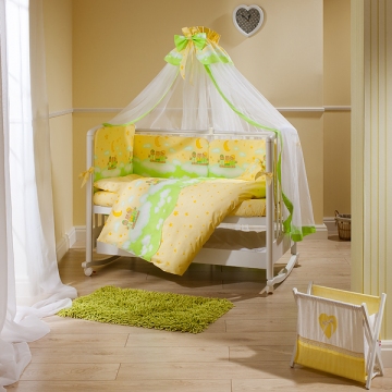 Комплект постельного белья Перина Аманда Ночка салатовая 7 пр