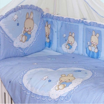 Комплект постельного белья Степашка 7 пр голубой