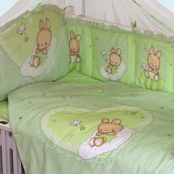 Комплект постельного белья Степашка 7 пр салатовый