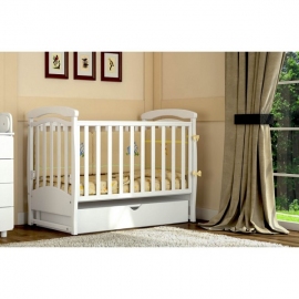 Детская кроватка Бэби Дрим Prestige 4 цвет белый - описание