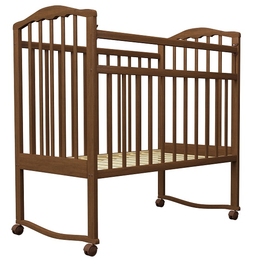 Детская кроватка Агат Золушка 1 цвет орех - описание