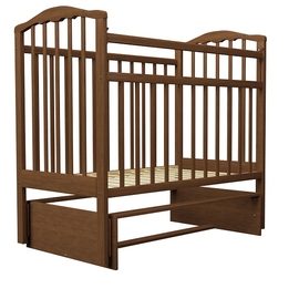 Детская кроватка Агат Золушка 3 цвет орех - описание