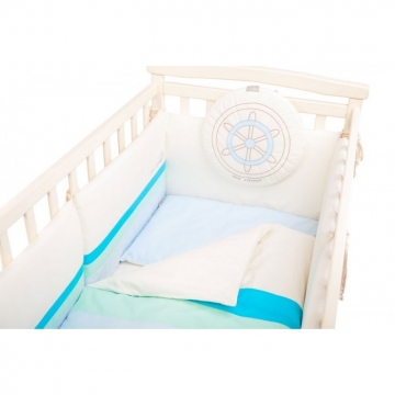Фото детское постельное putti sea silence 6 пр Детское постельное Putti Sea Silence 6 пр