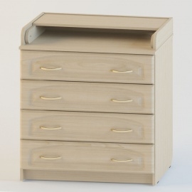 Комод пеленальный Атон КР 80 К/4 ПВХ - описание