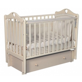 Детская кроватка Антел Каролина 4/6 слоновая кость - описание