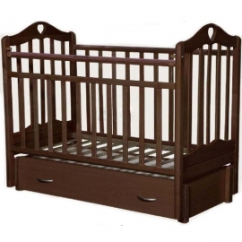 Детская кроватка Антел Каролина 4 орех - описание