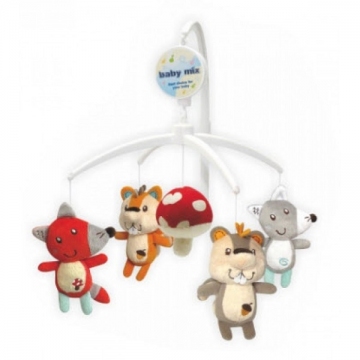 Музыкальная карусель Baby Mix Белочка