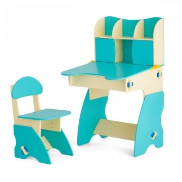 Комплект детский столик с дверцами  и стульчик БЕЛ - 03