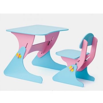 Детский растущий столик и стульчик Буслик