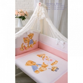 Комплект в кроватку Золотой Гусь Sweet Bear 7 предметов - описание