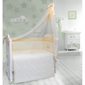 Комплект в кроватку Bombus Светик с тамбурной вышивкой