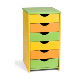 Тумба детская на 6 полок - описание