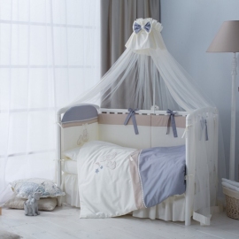 Детское постельное белье Перина Котята Лазурь 7 предметов - описание