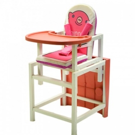 Деревянный стульчик-трансформер для кормления СЕНС -С Babys Piggy - описание