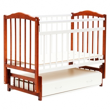 Фото бамбини маятник с ящиком цвет белый светлый орех Бамбини маятник с ящиком цвет белый светлый орех