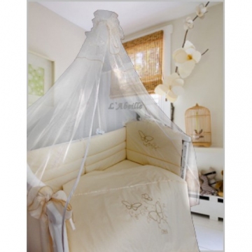 Фото комплект в кроватку лабэль farfalla 7 пр Комплект в кроватку Лабэль Farfalla 7 пр