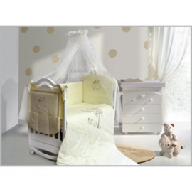 Комплект в кроватку Лабэль Совушки 7 предметов - описание