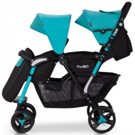 Прогулочная коляска для двойни EasyGo Fusion - описание