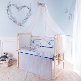 Детское постельное белье Баю Бай Дружба голубой 7 предметов - описание