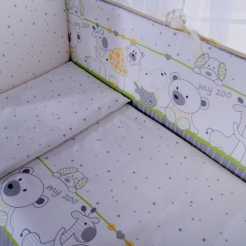 Детское постельное белье Баю Бай Дружба салатовый 6 предметов - описание