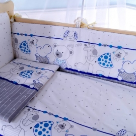 Детское постельное белье Баю Бай Дружба голубой 6 предметов - описание