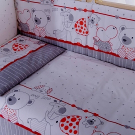 Детское постельное белье Баю Бай Дружба красный 6 предметов - описание
