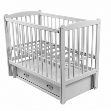 Счастливый малыш Кроха 2 поперечный маятник цвет белый