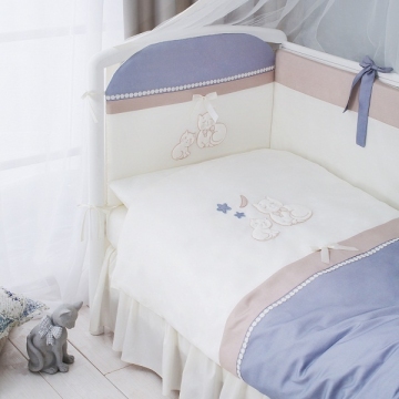 Перина Котята лазурь 4 пр