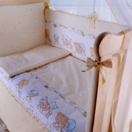 Детское постельное белье Баю Бай Мечта бежевый 6 предметов - описание