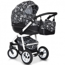 Детская универсальная коляска Riko Nano Flower 3  в 1 - описание