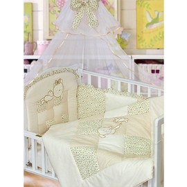 Детское постельное белье Золотой Гусь Кошки-мышки цвет бежевый 7 пр. - описание