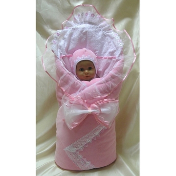 Комплект на выписку Балу малыш Розовый 8 пр