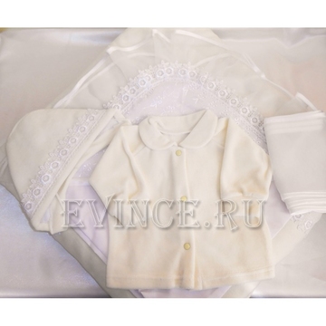 Комплект на выписку Балу малыш бежевый 8 пр