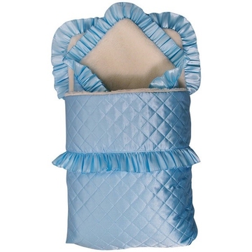 Конверт на овчине МамаШила арт 11211 голубой