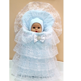 Комплект на выписку Балу Карамелька голубой - описание