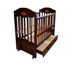 Детская кроватка Мой малыш Ивашка №11 цвет темный - описание