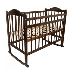 Детская кроватка Мой малыш Ивашка №4 цвет темный - описание