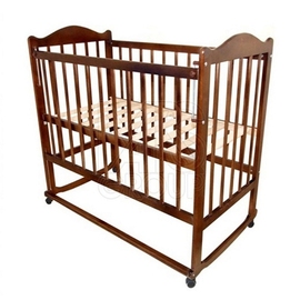 Детская кроватка Мой малыш Ивашка №5 цвет темный - описание