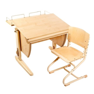 Парта трансформер Деми СУТ 14-01 бежевый клен