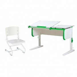 Парта-трансформер ДЕМИ СУТ 25-00 зеленая - описание