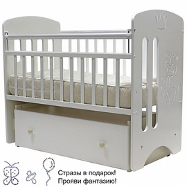 Детская кроватка Топотушки Каролина цвет белый - описание