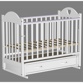 Детская кроватка Ведрусс Таисия 3 цвет белый - описание