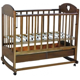 Детская кроватка Ведрусс Иришка 2 цвет орех - описание