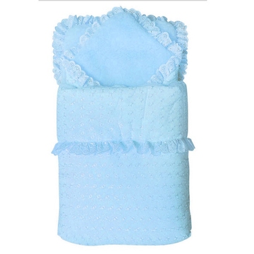 Конверт на овчине МамаШила арт 11212 голубой