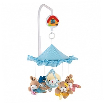 Музыкальная карусель Canpol Животные под зонтиком