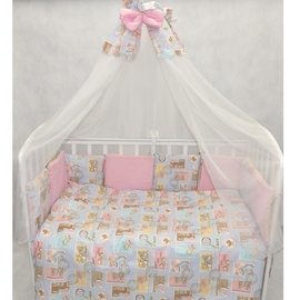 Детское постельное белье Евротек Забавные зверюшки 7 предметов - описание